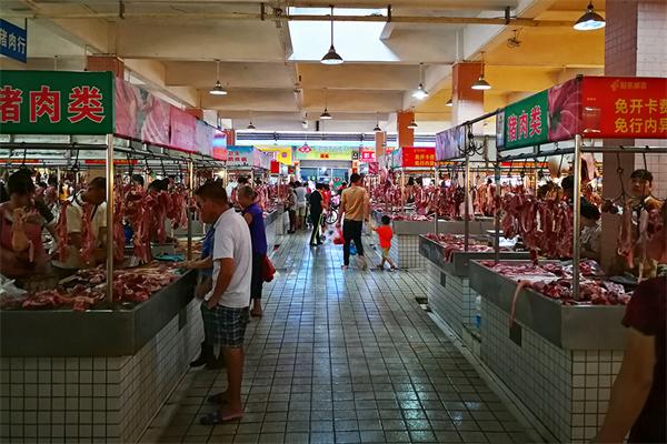 大简肉菜市场